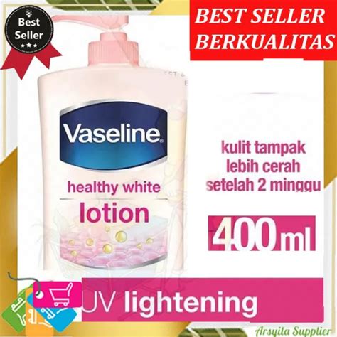 Vaseline Lotion Healthy White Uv Lightening With B Ml Hand Body