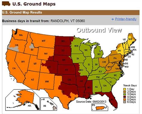 Ups Domestic Zone Chart 2023