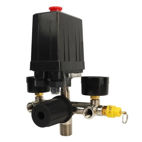 Vbestlife Pressostat Compresseur D Air Double R Gulateur Manom Tres