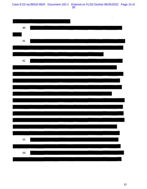 Read The Redacted Document The Federal Government Used To Convince A