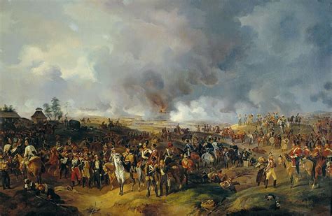 1813 Batalla De Leipzig Leipzig Russian Painting Battle