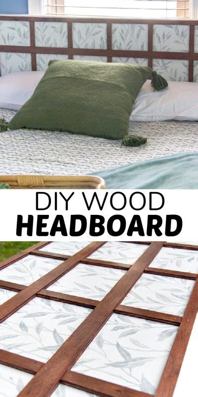 Easy DIY Wood Headboard for Your Bed - Make and Takes