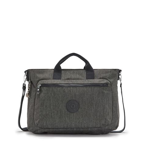 Bolsa de Mão Kipling Miho M Black Peppery Cinza Viajante Moderno