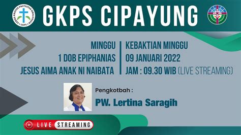 🔴 Live Ibadah Minggu Gkps Cipayung Ibadah Ii 09 Januari 2022 Youtube