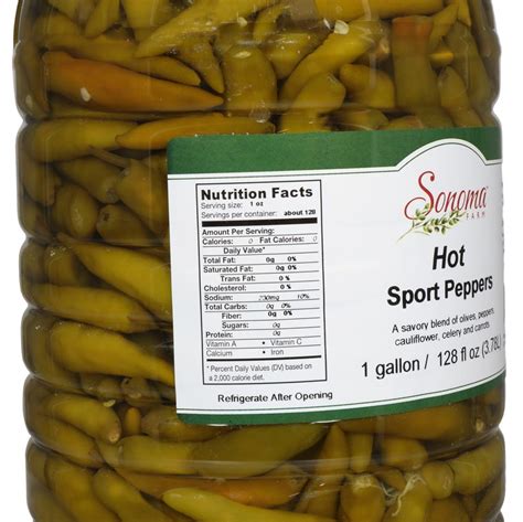 Sport Peppers Hot Chicago Hot Dogs Bulk 1 Gallon Food | Etsy