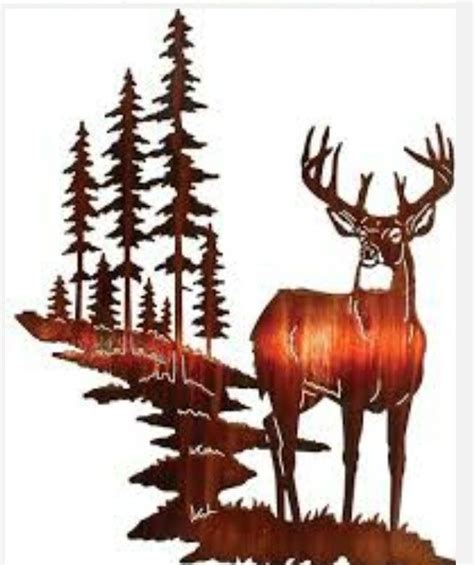 Pin By Koicha Toledo On Arte De Calado Deer Wall Art Metal Wall Art