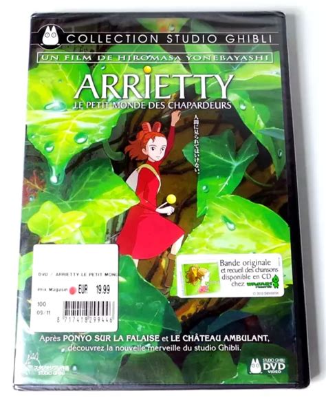 DVD STUDIO GHIBLI Arrietty Le Petit Monde Des Chapardeurs Neuf Sous