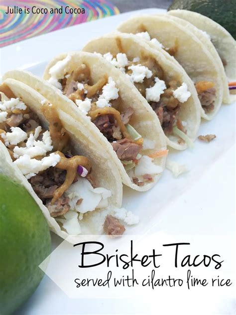 Brisket Tacos - Julie Measures