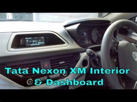 Tata Nexon XM Interior, Dashboard & Infotainment System | Infotainment system, Infotainment, Tata