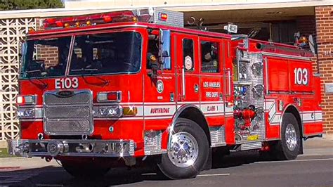 Airhorn Lafd Engine Responding Youtube