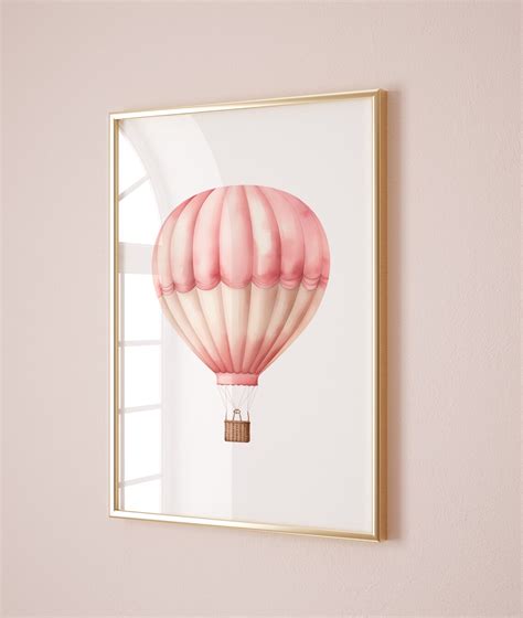 Watercolor Pink Hot Air Balloon Png Air Balloon Clipart Transparent Png Png Clipart Dpi