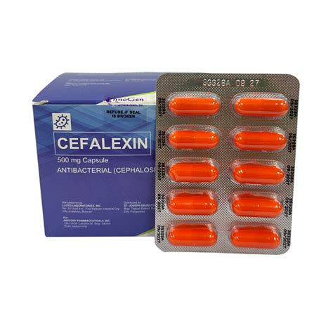 Cefalexin 500mg 1 Capsule Mandd St Joseph Drug Online Store