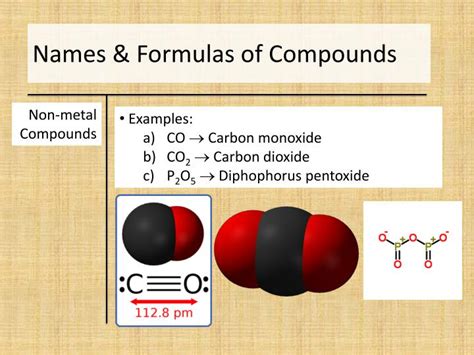 PPT - Names & Formulas of Compounds PowerPoint Presentation - ID:1995745