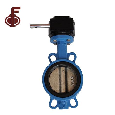 China Worm Gear Operated Wafer Type Butterfly Valves Manufacturer And Factory Zhongfa