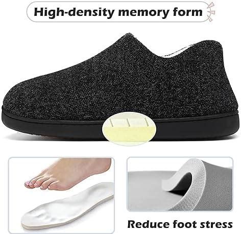 Mishansha Uomo Pantofole Da Casa Caldo Memory Foam Ciabatte Antiscivolo