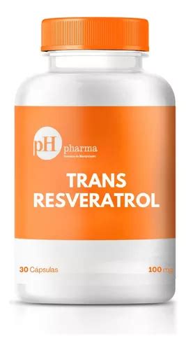 Trans Resveratrol 100mg 30 Cápsulas Parcelamento sem juros