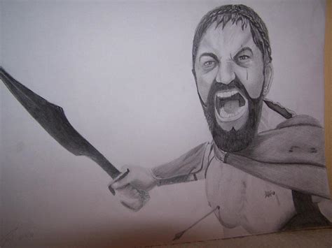 300 Leonidas Drawing By Paulinacio On Deviantart