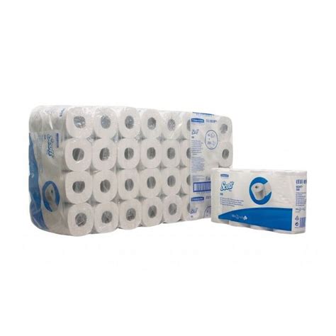 Scott Essential Standaard Toiletpapier 2 Laags Wit 8519