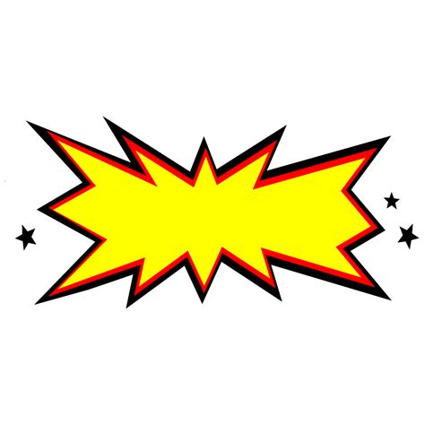 Comic Explosion Banner Png Transparent Onlygfx