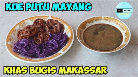 Cara Membuat Kue Putu Mayang Khas Bugis Makassar YouTube