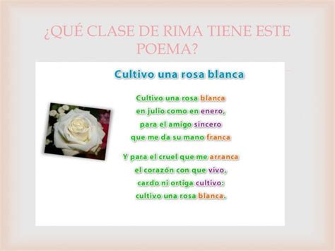 Rimas Consonantes Y Asonantes Ppt