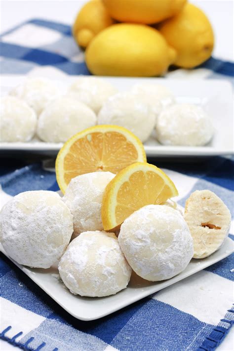 Lemon Snowball Cookies From Scratch An Organized Chaos