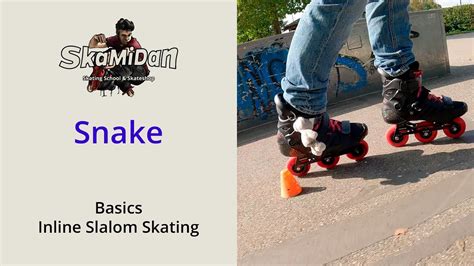 Snake Trick Clip Basics Inline Freestyle Slalom Skating