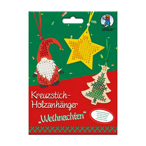 Anhänger sticken für Weihnachten Wiemann Lehrmittel