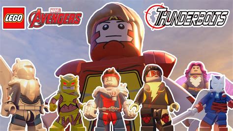 Lego Marvel S Avengers Thunderbolts Dlc Character Showcase Youtube