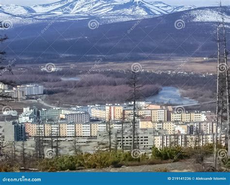 City of Bilibino in Chukotka, Russia Stock Photo - Image of summer ...