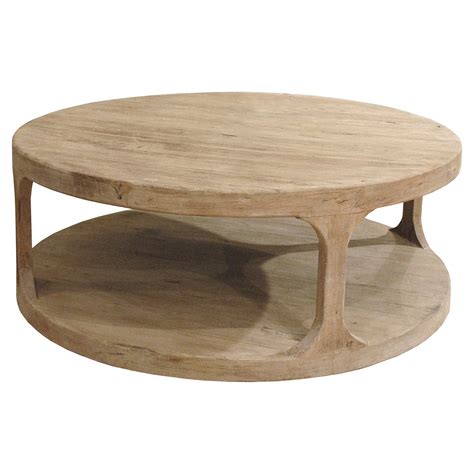 Sian Pine Wood Rustic Round Coffee Table Round Wood Coffee Table Round Coffee Table Round