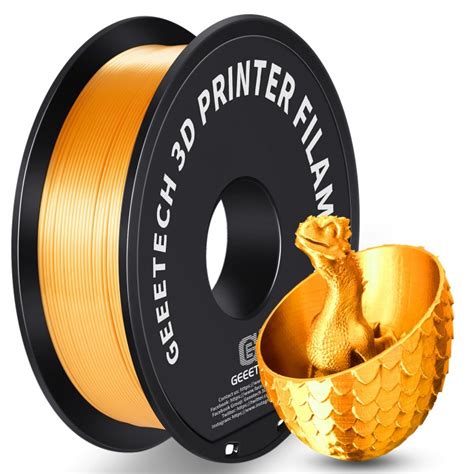 Pla Silk Gold D Printer Filament Mm Geeetech