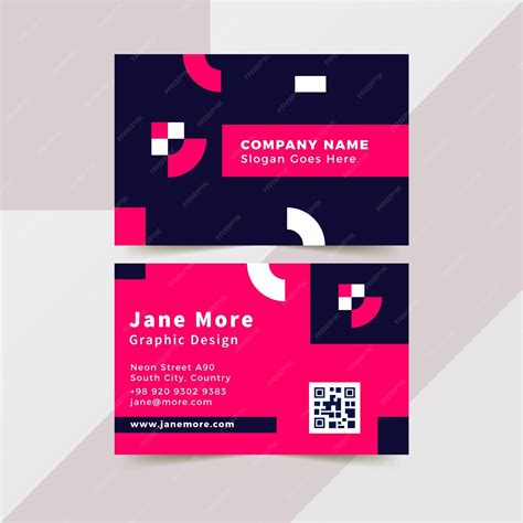 Free Vector | Neon style business cards