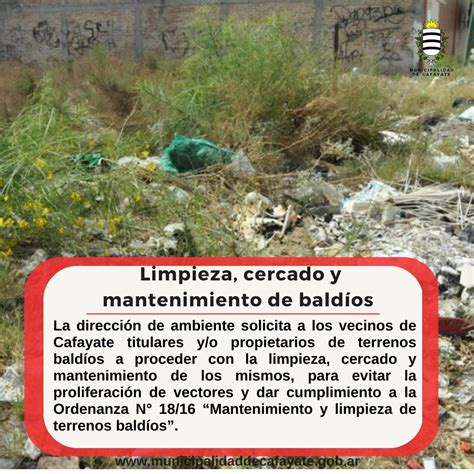 Limpieza Cercado Y Mantenimiento De Baldíos Municipalidad De