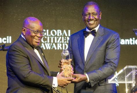 President Akufo Addo Receives 2024 Atlantic Council Global Citizen