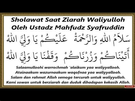 Sholawat Saat Ziarah Waliyyulloh Paling Populer Salamullohi War Rohmah