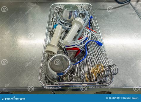 Tray for Surgical Instruments Contains Various Assorted Instruments for ...