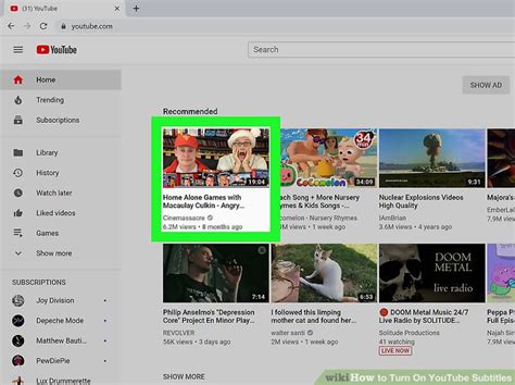How To Turn On Youtube Subtitles Steps With Pictures