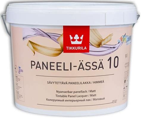 Tikkurila Paneeli Assa 10 / Тиккурила Панеля Ясся 10 лак для стен ...