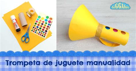 Trompeta De Juguete Manualidad De Reciclaje Tea Time Monkeys Toy