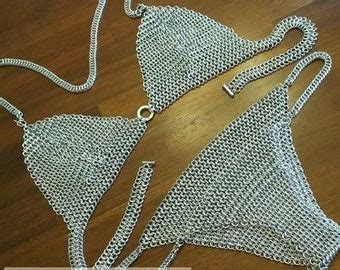 Sexy Metal Bikini Etsy