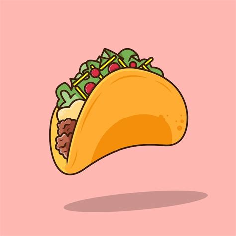 Premium Vector Taco The Illustration