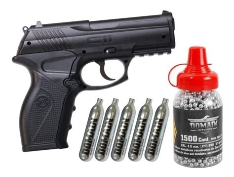 Kit Balines Co Pistola De Co Crosman Tiro Deportivo Mx