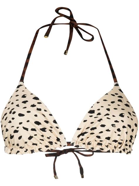 Buy PQ Reverible Leopard Print Bikini Top Neutrals At 10 Off