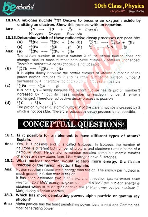 Chapter 9 Physics 10th Class Notes Matric Part 2 Notes