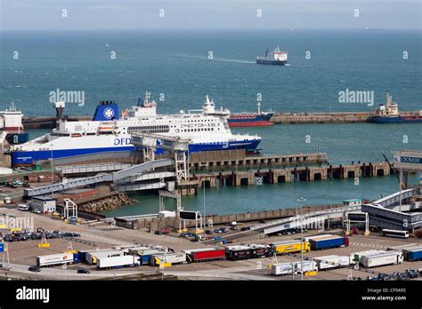 Port Of Dover Harbourdocks Kent England Uk Stock Photo Alamy