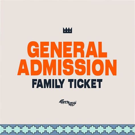 General Admission Weekend Family Ticket