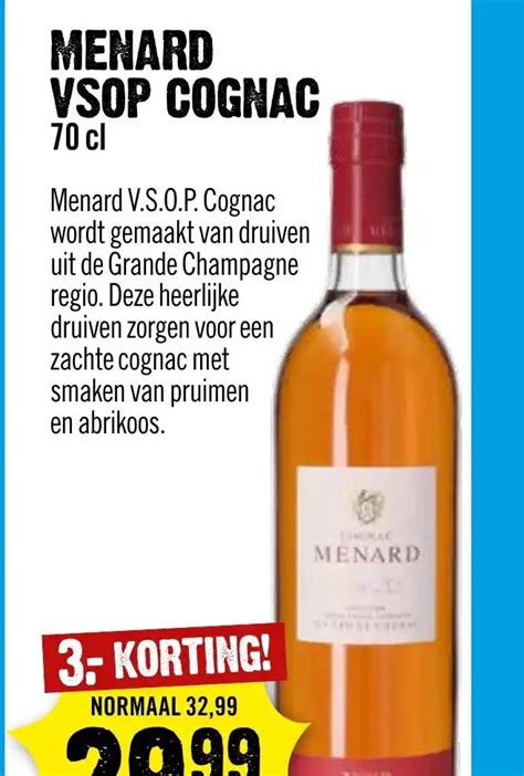 Menard Vsop Cognac 70 Cl Aanbieding Bij Dirck 3