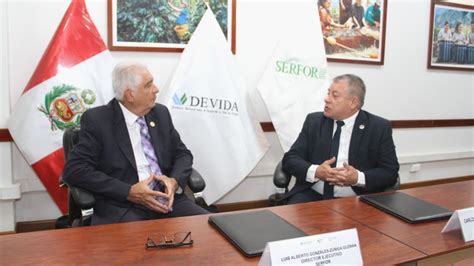 Devida Y Serfor Suscriben Convenio Para Fortalecer El Desarrollo