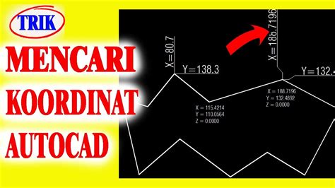 Cara Cek Koordinat Di Autocad Cara Mengetahui Koordinat Di Autocad